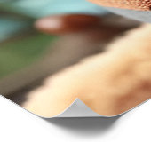 Adortable Steampunk Otter Works auf Maschinen Poster (Ecke)