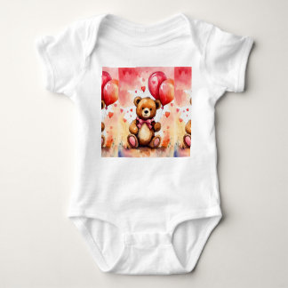 Adortable Teddy mit Balloon Kids' T - Shirt