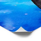 Adortable Tricolor Corgi Poster (Ecke)