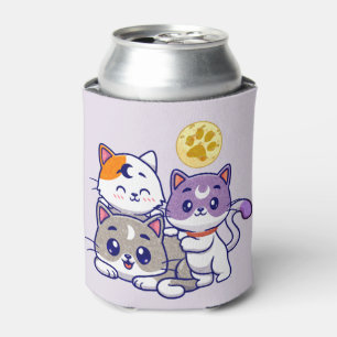 Adortable Trio - Drei Niedliche Katzen Dosenkühler