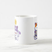 Adortable Trio - Drei Niedliche Katzen Kaffeetasse (Mittel)