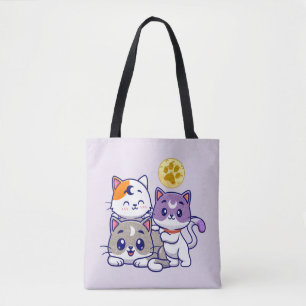 Adortable Trio - Drei Niedliche Katzen Tasche