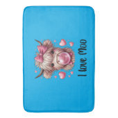 Adortable Valentine Highland Cow Badematte (Vorderseite Vertikal)