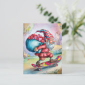 Adortable Valentine Old Gnome Postkarte (Stehend Vorderseite)