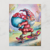 Adortable Valentine Old Gnome Postkarte (Vorderseite)