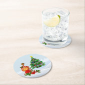 Adortable Weihnachtself Paper Untersetzer (Vor Ort)