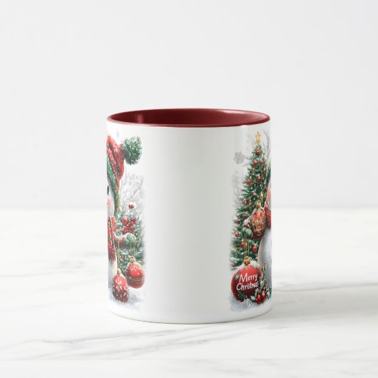 Adortable Weihnachtsschneemann Tasse (Zentrum)