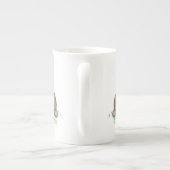 Adortable Woodland Bunny Family Porzellantasse (Rückseite)