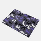 Adortable Yoga Niedlich Cat Posen Fußmatte (Schrägansicht)
