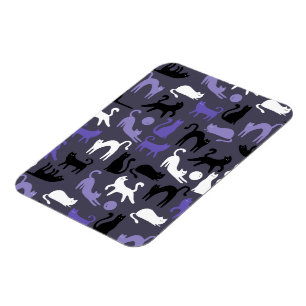 Adortable Yoga Niedlich Cat Posen Magnet