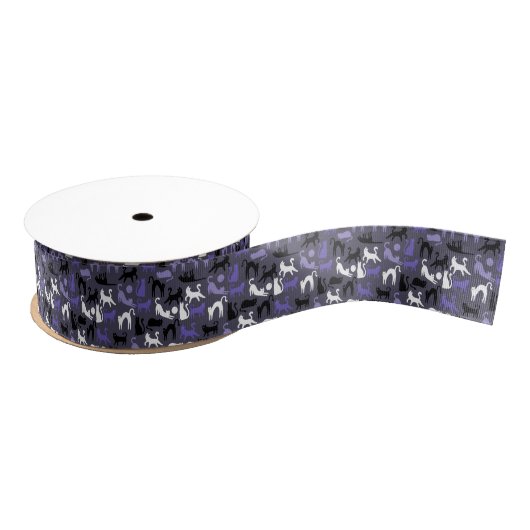 Adortable Yoga Niedlich Cat Posen Ripsband (Spule)