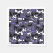 Adortable Yoga Niedlich Cat Posen Serviette (Vorderseite)