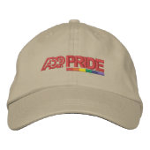 ADP Pride Adjustable Cap - Khaki Bestickte Kappe (Vorderseite)