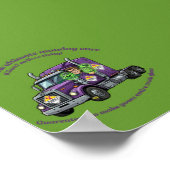 ADR Class 7 Radioactive | Hazmat Driver & Logistic Poster (Ecke)