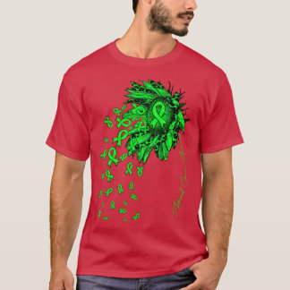 Adrenale Awareness Sonnenblumen Band-Blume fallen T-Shirt
