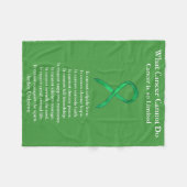 Adrenale Krebserkrankung Fleecedecke (Vorderseite (Horizontal))