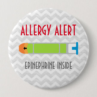 Adrenalin-Allergie-Alarm-Notmedizin-Button Button