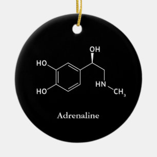 Adrenalin Epinephrin Molekül Chemie Keramikornament