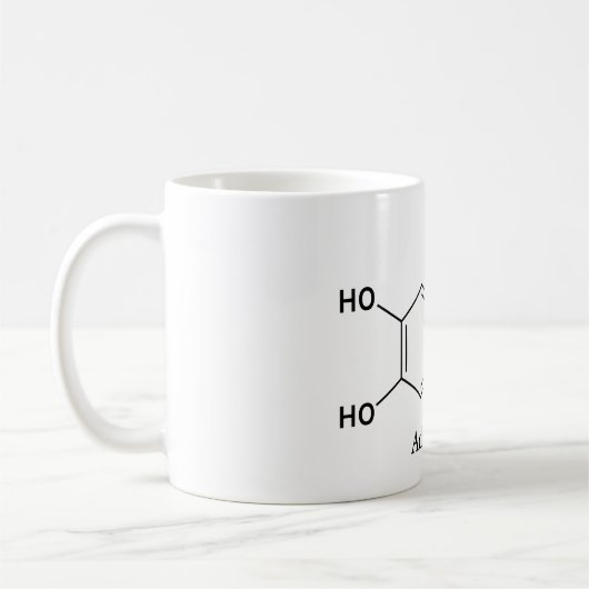 Adrenalin Epinephrine Molecule Chemie Kaffeetasse (Links)