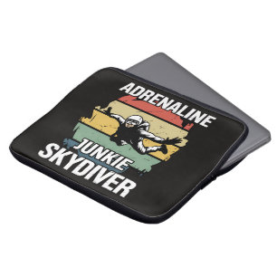 Adrenalin-Junkie-Fallschirmspringer Laptopschutzhülle