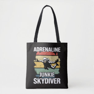 Adrenalin-Junkie-Fallschirmspringer Tasche