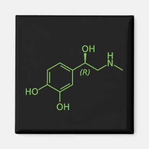 Adrenalin Molekül Chemisches Diagramm Magnet