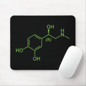 Adrenalin Molekül Chemisches Diagramm Mousepad (Mit Mouse)
