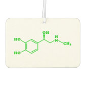 Adrenalin Molekulare chemische Formel Autolufterfrischer (Rückseite)