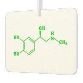 Adrenalin Molekulare chemische Formel Autolufterfrischer (Links)