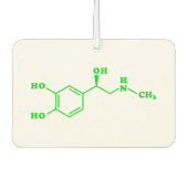 Adrenalin Molekulare chemische Formel Autolufterfrischer (Vorderseite)