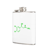 Adrenalin Molekulare chemische Formel Flachmann (Links)