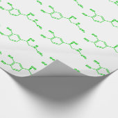 Adrenalin Molekulare chemische Formel Geschenkpapier (Ecke)