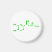 Adrenalin Molekulare chemische Formel Magnet (Vorne)