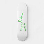 Adrenalin Molekulare chemische Formel Skateboard (Vorderseite)