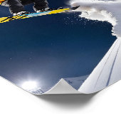 Adrenalin unter den Sternen - Extremes Snowboarden Poster (Ecke)