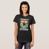 Adrenaline Junkie Skydiver T-Shirt (Vorne ganz)