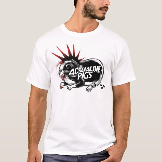 Adrenaline-Schweine T-Shirt (Vorderseite)