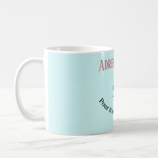 Adrenochrome Kaffee-Tasse Kaffeetasse (Links)