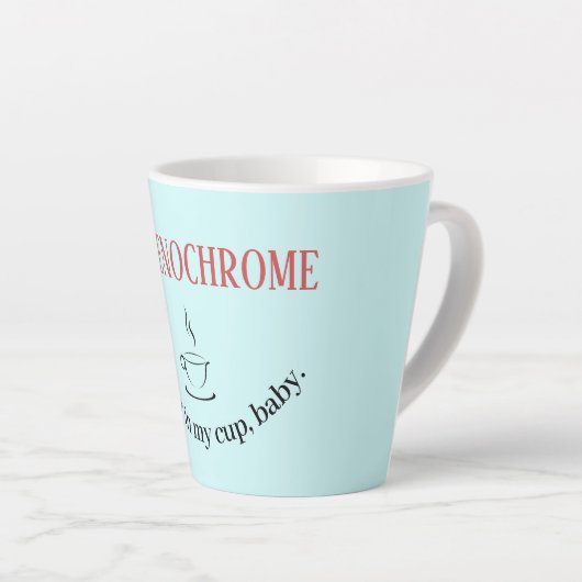 Adrenochrome Latte Tasse (Rechte Ecke)