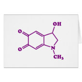 Adrenochrome Molecular Chemical Formula Card (Vorderseite (Horizontal))