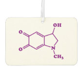 Adrenochrome Molekulare Chemische Formel Autolufterfrischer (Rückseite)