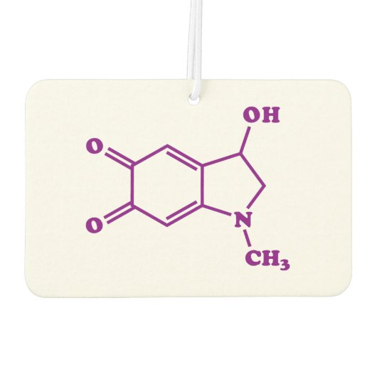Adrenochrome Molekulare Chemische Formel Autolufterfrischer (Rückseite)