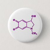Adrenochrome Molekulare Chemische Formel Button (Vorderseite)