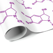 Adrenochrome Molekulare Chemische Formel Geschenkpapier (Rolleneckpunkt)