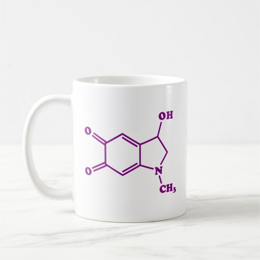 Adrenochrome Molekulare Chemische Formel Kaffeetasse (Links)