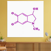 Adrenochrome Molekulare Chemische Formel Leinwanddruck (Insitu (Wohnzimmer))