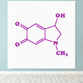 Adrenochrome Molekulare Chemische Formel Leinwanddruck (Insitu (Holzboden))