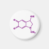 Adrenochrome Molekulare Chemische Formel Magnet (Vorne)