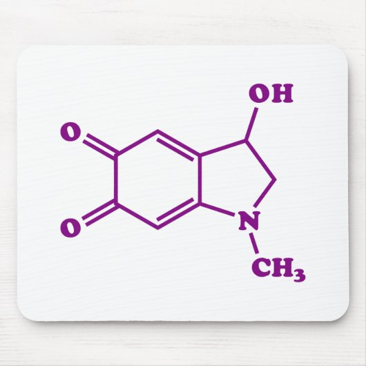 Adrenochrome Molekulare Chemische Formel Mousepad (Vorne)