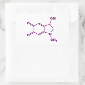 Adrenochrome Molekulare Chemische Formel Rechteckiger Aufkleber (Tasche)
